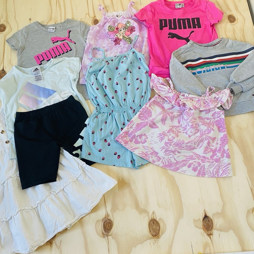 5t Girls Mixed Variety Lot of clothes Outfits Tommy, Gap,Adidas, Puma Etc.